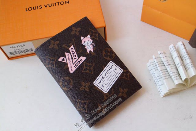 lv護照夾 M64411 櫻花護照夾 lv老花護照套  lvqb1272